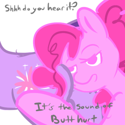 Size: 450x450 | Tagged: safe, artist:mt, character:pinkie pie, character:twilight sparkle, butthurt, plot