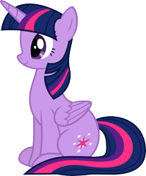 Size: 4962x6000 | Tagged: safe, artist:slb94, character:twilight sparkle, character:twilight sparkle (alicorn), species:alicorn, species:pony, episode:rainbow falls, g4, my little pony: friendship is magic, absurd resolution, cute, female, mare, profile, simple background, sitting, solo, transparent background, twiabetes, vector