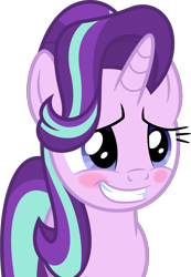 Size: 3458x5000 | Tagged: safe, artist:dashiesparkle, character:starlight glimmer, species:pony, species:unicorn, ponyscape, episode:the crystalling, g4, my little pony: friendship is magic, .svg available, absurd resolution, blushing, cute, dawwww, female, glimmerbetes, mare, simple background, solo, transparent background, vector
