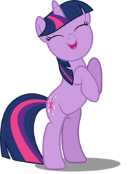 Size: 3693x5000 | Tagged: safe, artist:dashiesparkle, artist:hawk9mm, character:twilight sparkle, character:twilight sparkle (unicorn), species:pony, species:unicorn, ponyscape, episode:sweet and elite, g4, my little pony: friendship is magic, .svg available, absurd resolution, cute, eyes closed, female, mare, open mouth, rearing, simple background, solo, transparent background, twiabetes, vector