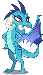 Size: 3398x6000 | Tagged: safe, artist:dashiesparkle, character:princess ember, species:dragon, ponyscape, episode:gauntlet of fire, g4, my little pony: friendship is magic, .svg available, dragoness, female, simple background, solo, transparent background, vector
