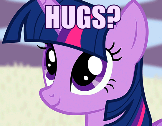 Size: 550x428 | Tagged: safe, artist:arnachy, edit, screencap, character:twilight sparkle, character:twilight sparkle (alicorn), species:alicorn, species:pony, episode:princess twilight sparkle, g4, my little pony: friendship is magic, adorkable, animated, anonshy is trying to murder us, bronybait, caption, cute, dawwww, dilated pupils, dork, eye shimmer, female, hnnng, hug request, hugs needed, image macro, mare, meme, smiling, solo, sweet dreams fuel, text, twiabetes