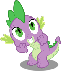 Size: 4296x5000 | Tagged: safe, artist:dashiesparkle, character:spike, episode:just for sidekicks, g4, my little pony: friendship is magic, .svg available, absurd resolution, male, simple background, solo, transparent background, vector