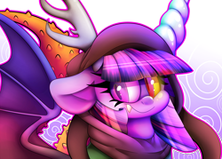 Size: 3000x2142 | Tagged: safe, artist:extradan, character:discord, character:twilight sparkle, character:twilight sparkle (alicorn), species:alicorn, species:pony, discord sparkle, female, mare