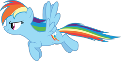 Size: 6000x3052 | Tagged: safe, artist:dashiesparkle, artist:yanoda, character:rainbow dash, ponyscape, episode:rainbow falls, g4, my little pony: friendship is magic, .svg available, absurd resolution, female, flying, simple background, solo, transparent background, vector
