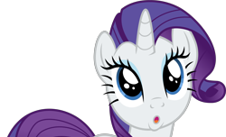 Size: 5000x3037 | Tagged: safe, artist:dashiesparkle, character:rarity, ponyscape, episode:the saddle row review, g4, my little pony: friendship is magic, .svg available, absurd resolution, cute, female, open mouth, raribetes, simple background, solo, transparent background, vector
