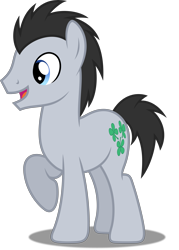 Size: 3589x5000 | Tagged: safe, artist:dashiesparkle, character:lucky clover, male, simple background, solo, transparent background, vector