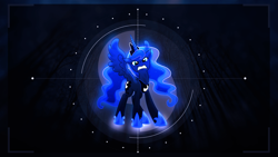Size: 1920x1080 | Tagged: safe, artist:antylavx, artist:kp-shadowsquirrel, artist:spier17, character:princess luna, species:alicorn, species:pony, angry, female, mare, simple, solo, vector, wallpaper