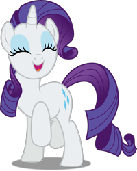 Size: 4000x5000 | Tagged: safe, artist:dashiesparkle, character:rarity, ponyscape, episode:the saddle row review, g4, my little pony: friendship is magic, absurd resolution, cute, female, inkscape, open mouth, raised hoof, raribetes, simple background, solo, transparent background, vector
