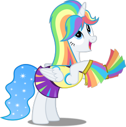 Size: 4939x5000 | Tagged: safe, artist:dashiesparkle, oc, oc only, oc:white flare, species:alicorn, species:pony, ponyscape, .svg available, absurd resolution, alicorn oc, inkscape, recolor, simple background, solo, transparent background, vector