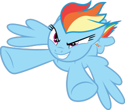 Size: 5000x4402 | Tagged: safe, artist:dashiesparkle, character:rainbow dash, ponyscape, episode:stranger than fanfiction, .svg available, absurd resolution, female, simple background, solo, transparent background, vector