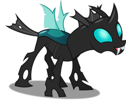 Size: 5000x4113 | Tagged: safe, artist:dashiesparkle, character:thorax, species:changeling, ponyscape, episode:the times they are a changeling, g4, my little pony: friendship is magic, .svg available, absurd resolution, happy, inkscape, male, open mouth, simple background, solo, transparent background, vector