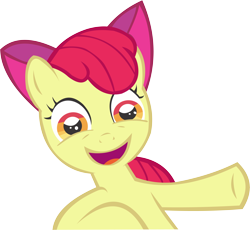 Size: 11425x10507 | Tagged: safe, artist:cyanlightning, character:apple bloom, episode:family appreciation day, g4, my little pony: friendship is magic, absurd resolution, faec, female, simple background, solo, transparent background, vector