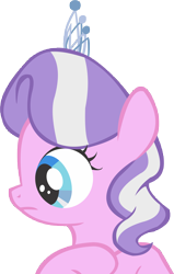 Size: 9035x14207 | Tagged: safe, artist:cyanlightning, character:diamond tiara, episode:family appreciation day, g4, my little pony: friendship is magic, absurd resolution, female, jewelry, simple background, solo, tiara, transparent background, vector