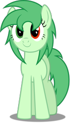 Size: 3479x6000 | Tagged: safe, artist:dashiesparkle, oc, oc only, oc:vannamelon, heterochromia, simple background, solo, transparent background, vector