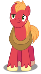 Size: 3368x6000 | Tagged: safe, artist:dashiesparkle, character:big mcintosh, species:earth pony, species:pony, ponyscape, inkscape, male, simple background, solo, stallion, transparent background, vector