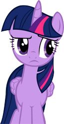 Size: 8032x15605 | Tagged: safe, artist:cyanlightning, character:twilight sparkle, character:twilight sparkle (alicorn), species:alicorn, species:pony, episode:applejack's day off, absurd resolution, female, folded wings, mare, simple background, solo, transparent background, vector