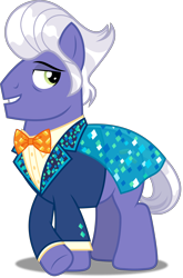 Size: 3307x5000 | Tagged: safe, artist:dashiesparkle, character:gladmane, species:earth pony, species:pony, ponyscape, episode:viva las pegasus, g4, my little pony: friendship is magic, .svg available, absurd resolution, cape, clothing, crossed hooves, male, simple background, solo, stallion, transparent background, vector