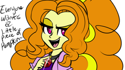 Size: 900x506 | Tagged: safe, artist:wubcakeva, character:adagio dazzle, equestria girls:rainbow rocks, g4, my little pony: equestria girls, my little pony:equestria girls, dialogue, female, looking at you, solo