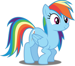 Size: 5000x4378 | Tagged: safe, artist:dashiesparkle, character:rainbow dash, ponyscape, episode:read it and weep, g4, my little pony: friendship is magic, .svg available, absurd resolution, cute, dashabetes, female, simple background, smiling, solo, transparent background, vector