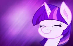 Size: 2560x1600 | Tagged: safe, artist:joey darkmeat, artist:mamandil, artist:slb94, character:twilight sparkle, cute, eyes closed, female, smiling, solo, wallpaper
