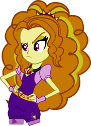Size: 600x830 | Tagged: safe, artist:wubcakeva, character:adagio dazzle, equestria girls:rainbow rocks, g4, my little pony: equestria girls, my little pony:equestria girls, amulet, clothing, female, fingerless gloves, gloves, jewelry, necklace, sassy, simple background, solo, transparent background, vector