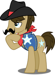 Size: 3698x5000 | Tagged: safe, artist:dashiesparkle, character:sheriff silverstar, episode:appleoosa's most wanted, g4, my little pony: friendship is magic, male, simple background, solo, transparent background, vector