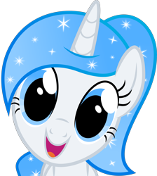 Size: 4488x5000 | Tagged: safe, artist:dashiesparkle, oc, oc only, oc:white flare, species:pony, absurd resolution, bust, cute, female, looking at you, mare, ocbetes, open mouth, portrait, simple background, smiling, solo, transparent background, vector