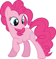 Size: 6400x6700 | Tagged: safe, artist:parclytaxel, character:pinkie pie, episode:spice up your life, g4, my little pony: friendship is magic, .svg available, absurd resolution, female, hungry, raised hoof, simple background, solo, stomach growl, transparent background, vector