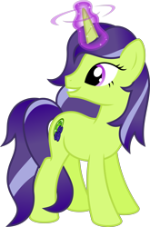 Size: 6400x9706 | Tagged: safe, artist:parclytaxel, oc, oc only, oc:narándano, species:pony, species:unicorn, .svg available, absurd resolution, cutie mark, gradient hair, looking back, magic, simple background, smiling, solo, swirls, transparent background, vector