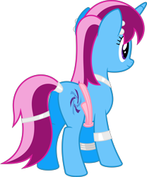 Size: 6400x7697 | Tagged: safe, artist:parclytaxel, oc, oc only, oc:parcly taxel, .svg available, absurd resolution, ain't never had friends like us, armband, bracelet, collar, cutie mark, ear piercing, earring, genie, genie pony, jewelry, piercing, plot, saddle arabia, shantae, simple background, smiling, solo, tail wrap, transparent background, vector, waistband, wingless