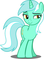 Size: 3741x5000 | Tagged: safe, artist:dashiesparkle, character:lyra heartstrings, episode:slice of life, g4, my little pony: friendship is magic, .svg available, absurd resolution, female, lidded eyes, simple background, solo, transparent background, vector