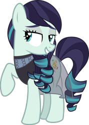 Size: 5006x7036 | Tagged: safe, artist:jhayarr23, character:coloratura, species:earth pony, species:pony, episode:the mane attraction, g4, my little pony: friendship is magic, absurd resolution, clothing, female, grin, mare, raised hoof, see-through, simple background, smiling, solo, transparent background, vector