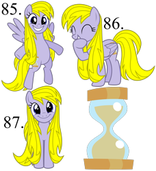 Size: 5020x5514 | Tagged: safe, artist:parclytaxel, artist:timeymarey007, oc, oc only, oc:timey marey, species:pegasus, species:pony, .svg available, absurd resolution, cutie mark, eyes closed, female, flying, laughing, looking at you, mare, reference sheet, simple background, smiling, solo, transparent background, vector