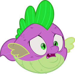 Size: 5000x4934 | Tagged: safe, artist:dashiesparkle, character:spike, my little pony: the movie (2017), .svg available, absurd resolution, agony, fear, horrified, male, open mouth, puffer fish, simple background, solo, species swap, spike the pufferfish, transparent background, vector
