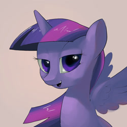 Size: 1600x1600 | Tagged: safe, artist:docwario, character:twilight sparkle, character:twilight sparkle (alicorn), species:alicorn, species:pony, female, mare, solo