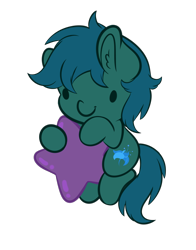 Size: 3493x4462 | Tagged: safe, artist:wickedsilly, oc, oc only, oc:poison trail, chibi, commission, cute, simple background, solo, stars, transparent background, warp star