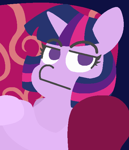 Size: 444x514 | Tagged: safe, artist:threetwotwo32232, character:twilight sparkle, animated, astral projection, chair, female, simpsons did it, solo, soul, soul leaving body, the simpsons