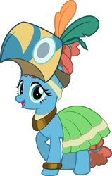 Size: 4015x6330 | Tagged: safe, artist:jhayarr23, character:meadowbrook, species:pony, episode:shadow play, g4, my little pony: friendship is magic, absurd resolution, clothing, cute, dress, female, headscarf, healer's mask, jewelry, looking at you, mask, meadowcute, necklace, scarf, simple background, solo, transparent background, vector