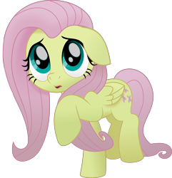 Size: 5174x5375 | Tagged: safe, artist:jhayarr23, character:fluttershy, species:pegasus, species:pony, my little pony: the movie (2017), absurd resolution, cowering, cute, female, floppy ears, mare, scared, shyabetes, simple background, solo, transparent background, vector