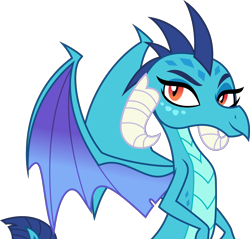 Size: 5000x4771 | Tagged: safe, artist:dashiesparkle, character:princess ember, species:dragon, episode:triple threat, g4, my little pony: friendship is magic, .svg available, absurd resolution, female, simple background, solo, transparent background, vector