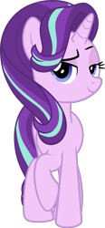 Size: 5037x10839 | Tagged: safe, artist:jhayarr23, character:starlight glimmer, episode:school daze, g4, my little pony: friendship is magic, absurd resolution, raised hoof, simple background, transparent background, vector