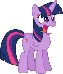 Size: 5452x6397 | Tagged: safe, artist:jhayarr23, character:twilight sparkle, character:twilight sparkle (alicorn), species:alicorn, species:pony, episode:horse play, g4, my little pony: friendship is magic, absurd resolution, faec, female, majestic as fuck, simple background, solo, transparent background, vector