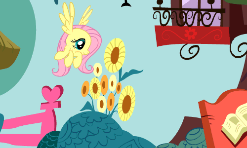 Size: 500x300 | Tagged: safe, artist:extradan, character:fluttershy, animated, crab pony, female, flutterfly, species swap, wat