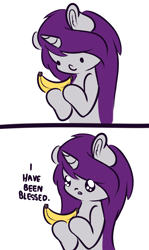 Size: 2663x4460 | Tagged: safe, artist:wickedsilly, oc, oc only, oc:wicked silly, species:pony, banana, comic, female, food, mare