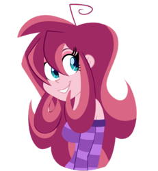 Size: 480x520 | Tagged: safe, artist:wubcakeva, oc, oc:contralto, my little pony:equestria girls, clothing, equestria girls-ified, female, lineless, simple background, smiling, solo, transparent background