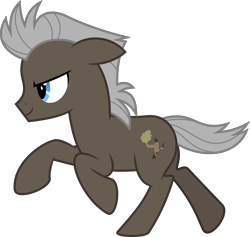 Size: 6763x6400 | Tagged: safe, artist:parclytaxel, character:burnt oak, species:earth pony, species:pony, episode:the perfect pear, g4, my little pony: friendship is magic, .svg available, absurd resolution, male, running, simple background, solo, teenager, transparent background, vector, younger