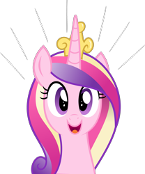 Size: 3739x4500 | Tagged: safe, artist:slb94, character:princess cadance, species:alicorn, species:pony, :d, cute, cutedance, female, hi anon, mare, meme, solo, vector