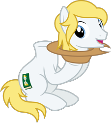 Size: 6400x7087 | Tagged: safe, artist:parclytaxel, oc, oc only, oc:hickory switch, species:earth pony, species:pony, 2019 community collab, derpibooru community collaboration, .svg available, absurd resolution, clothing, detachable head, disembodied head, dullahan, hat, headless, looking at you, male, modular, simple background, sitting, smiling, solo, stallion, transparent background, vector