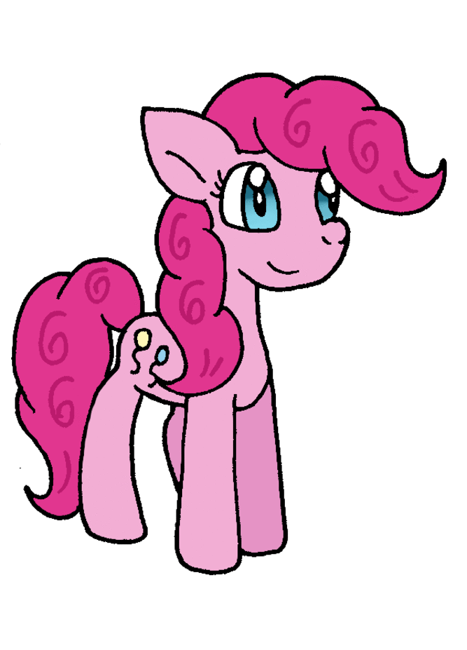 Size: 667x927 | Tagged: safe, artist:cmara, character:pinkie pie, species:pony, animated, female, frame by frame, gif, jumping, solo